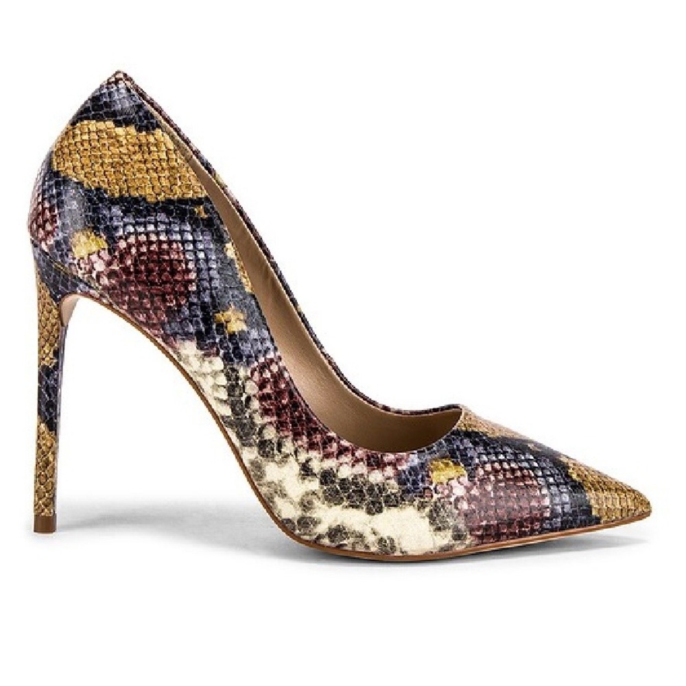 Steve Madden Vala Snake Embossed Heels
